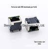 Porta RJ45 SMD em malha 8p com concha de cobre sem pinos, interface RJ45 com luz LED, conector RJ45 em estoque