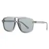 Gafas de Sol Modernas Retro de Marca Grande Europeas y Americanas para Mujer, Gafas de Sol Estilo Ins, Gafas de Sol Versátiles de Moda Lh315