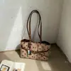 Bolso tote de moda con lunares estilo coreano, bolso de hombro de moda con bloques de color de nicho, bolso de hombro elegante y fresco de gran capacidad