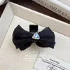 Presilha de Cabelo Laço Estilo Coreano Presilha Tubarão Garra de Cabelo Laço Fashion com Strass Presilha para Parte de Trás da Cabeça Acessório de Cabelo Atacado