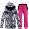 Traje de Esquí para Snowboard Traje para Pareja para Hombre y Mujer Cálido Espesor Estilo Coreano Traje de Esquí