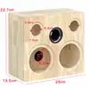 Altavoces de audio para coche de 4 pulgadas 5 pulgadas 6.5 pulgadas 8 pulgadas caja vacía para altavoz caja de madera maciza de dos vías caja de madera para altavoz de casa