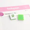 Acessórios de joias DIY divertidos personalizados resina texto mahjong brincos brincos material pingente