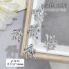 Novos Acessórios de Manicure de Natal Zircônia Prata Luxo Leve Brilhantes High-End Floco de Neve Veado Unhas Joias de Diamante Atacado