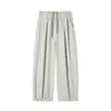 Pantalones cropped tipo globo con dobladillo con volantes estilo japonés para mujer, otoño petite talla grande adelgazantes de pierna ancha tipo linterna