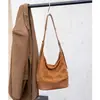 Bolso Cubo de Cuero Texturizado Mate de Nicho para Mujer Otoño Temprano 2025 Bolso de Hombro Diario Ropa de Trabajo Versátil Bolso Cruzado Casual