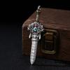 Colgante para hombre de Plata de Ley s925 al por mayor Espada Puba King Kong Colgante Espada Rey León Plata Tailandesa Joyería Antigua Vintage