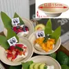 Pulpa de Papel Biodegradable Comercial y Doméstico Desechables Tazones de Papel Tazones para Snacks 350ml Fideos Instantáneos Olla Caliente Tazones para Salsa para Dipear Otros