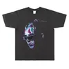 Camiseta Gráfica de Rostro de Miko Joven, Camiseta Oversize de Manga Corta Moda Hip-Hop para Hombre y Mujer, Camiseta Casual de Algodón para Hombre
