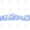 4/6/8mm Cristal K9 de Alto Grado Cuentas Facetadas Retorcidas Brillantes Cuentas de Cristal Cuentas de Vidrio Accesorios para Joyería Venta al por Mayor