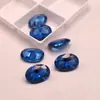 Espinela Azul Piedra Preciosa Ovalada Piedra Suelta 119 # Espinela Azul Piedra Preciosa con Forma de Huevo Piedra Preciosa Suelta para Anillo Venta al por Mayor