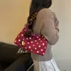 Bolso de Mano de Moda Estilo Coreano de Lunares para Mujer 2026 Nuevo Bolso Cruzado Simple para el Trabajo Bolso de Hombro Único de Alto Valor