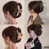 Outono e inverno Grab Clip Feminino High-end 2024 Novo grampo de cabelo Grampo de cabelo Grande cabelo Grande tamanho Tubarão Grampo de cabelo Grampo de cabelo Headwear
