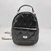 Mochila de mujer estilo coreano transfronteriza para estudiante, gran capacidad, casual, versátil, para ir al trabajo, patrón de diamantes altos, bolsa escolar pequeña