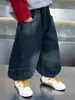 Pantalones para niño colección otoño 2026 nuevo estilo niños otoño estilo coreano jeans holgados bebé primavera y otoño pantalones linterna modernos