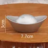 Lingotes de Imitación de Plata Realista y Adornos de Barra de Plata, Decoraciones de Estilo Chino para Mejorar la Fortuna, Regalos de Apertura o Inauguración de Casa