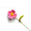 Ramo Hecho a Mano con Tallo Único de Twist Stick Encriptado Terminado Rosa Girasol Tulipán de Imitación Flor Real Regalo de Vacaciones Fábrica