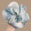 Scrunchie de Renda Estilo Coreano para Mulheres 2026 Novo Estilo Elástico de Cabelo Estilo Preguiçoso Corda de Cabelo Grande Acessório para Coque Flor de Cabelo