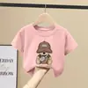 Ropa de Verano para Niños Camiseta de Manga Corta para Niños Estilo Verano Ropa para Niños Tops para Niños 2026 Nuevo Algodón Puro Transpirable Ropa Holgada
