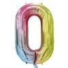 Versión americana cuerpo delgado 40 pulgadas grande digital globo de aluminio 42 pulgadas globo digital decoración fiesta de cumpleaños globo de helio flotante vacío