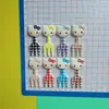 Nuevo Lindo Dibujo Animado Gatito Gato Cuadros Tenedor DIY Pasador Accesorios para el Cabello Funda para Teléfono Móvil Materiales para Joyería Accesorios Venta al por Mayor