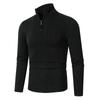 Suéter de cuello alto para hombre, suéter de talla grande, camisa básica, otoño e invierno, transfronterizo de Amazon