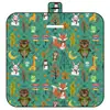 Manta de Picnic Esterilla de Picnic Impermeable Cubierta de Suelo para Exteriores 200150cm Gruesa Acolchado Ultrasónico Diseño Bosque Verde Tafetán de Primavera con Algodón Perforado Respaldo de PEVA para Camping Playa Césped H