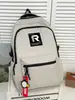 Mochila Casual de Estilo Coreano de Moda para Pareja de Estudiantes Universitarios Versátil de Gran Capacidad para Viajes de Negocios Bloqueo de Color Mochila Simple