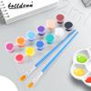 Suministro directo de fábrica, tira de pigmento acrílico de 6 colores de 2 ml para niños, pintura DIY, grafiti, cometa, pigmento de yeso cerámico.