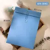 Bolsa de Papel Colorida para Arquivos A4A5A6 Bolsa Envelope com Alça para Contrato Bolsa Grande para Armazenamento de Cartões Postais Espessada