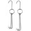 Ganchos Personalizados de Acero Inoxidable 304 201 para Pato Asado, Pierna de Cordero Asada, Ganchos para Barbacoa, Ganso Asado, Lechón Asado, Pollo Asado, Conejo Asado, Ganchos Dobles para Barbacoa