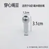 Accesorios para Equipo de Fitness Cuerda de Acero 5/6mm Cable de Acero Negro con Conector Longitud Adecuada para Equipo Doméstico y Comercial