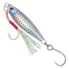 Isca Anzol Único Jig Chumbo Peixe 7-30g Marca Escama de Peixe Pesca Explosiva Longo Arremesso Cavala Perca Isca Água Doce Pesca Marinha