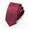 Corbata Casual Estrecha de Estilo Coreano para Hombre, Formal de Negocios, Profesional para el Trabajo, de Etiqueta, Patrón Paisley de 6 cm, Anudada a Mano