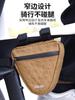 Bolsa Delantera para Manillar de Bicicleta de Montaña ESLNF Bolsa Triangular Gran Capacidad para Bicicleta de Carretera Resistente a Salpicaduras Bolsa para Tubo Superior Equipo de Ciclismo