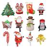Globos de Navidad Árbol de Navidad Muñeco de Nieve Navideño Mini Árbol de Navidad Globos para Diseño de Fiesta Navideña