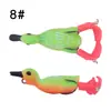 Hélice flutuante água giratória pato isca 8,9 cm 11g superfície da água trator isca isca macia isca biônica