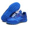 Zapatos de Fútbol para Niños con Hebilla Giratoria Nueva para Competición para Estudiantes de Primaria para Césped con Tacos Triturados Zapatos de Entrenamiento Planos con Tacos Triturados para Niñas