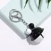 Llavero de Campana Bicolor de Caramelo Colores Contrastantes Colgante de Muñeca de Metal Accesorios para Bolsos Soporte Regalo para Parejas