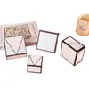 Caja de Embalaje para Joyería Simple y Versátil con Tapa, Adecuada para Anillos, Collares y Pendientes, Disponible en Múltiples Tamaños para Exhibir Accesorios
