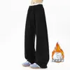 Pantalones Casuales Simples Estilo Japonés para Hombre Otoño e Invierno Nuevos Holgados Rectos Pierna Ancha Adelgazantes de Pareja Versátiles Modernos Largos