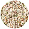 50 adesivos de grafite transfronteiriços não repetitivos para celular, copo de água, adesivos decorativos à prova d'água, adesivos de PVC, atacado