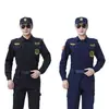 Uniforme de Trabalho de Segurança Novo 2023 com Forro de Fleece de Secagem Rápida Jaqueta de Manga Longa Outono e Inverno Uniforme de Segurança Traje de Serviço Espesso de Inverno