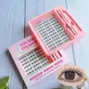 Conjunto de cílios postiços transfronteiriços estilo curto para girl group com cola