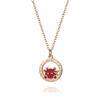 Fabricante Directo Collar Personalizado de Acero Inoxidable con Nombre en Letra Inglesa, Colgante de Cadena para Clavícula de Acero de Titanio para Mujeres