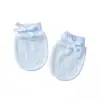 Guantes para Bebé Anti-Rayaduras Cara Primavera y Verano Estilo Delgado Se Pueden Masticar Bebé Recién Nacido Transpirable Protección de Manos Seda de Hielo Anti-Asfixia