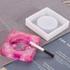 Cenicero de pegamento de gota de cristal resina pegamento hecho a mano diy cenicero molde de silicona contenedor de flores secas material accesorios