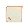 Toalla de vellón coral linda divertida bordada engrosada lavable suave absorbente pelusa pañuelo para niños bebé pequeño cuadrado