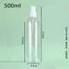Botellas de Spray de Plástico Transparente para Mascotas al por Mayor en Stock con Cabezales de Spray Blancos, Botellas de Spray Pequeñas, Botellas de Spray para Dispensar, Botellas Vacías, Contenedores