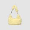 Bolsa 2026 Nueva Bolsa de Peluche Otoño e Invierno Bolso de Luna Peludo Moda de Nicho Bolso de Axila Bolso de Hombro Lindo para Mujer